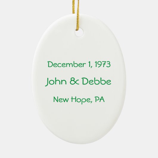 Weddenschap Keramisch Ornament (Achterkant)