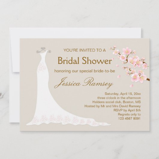 Weddenschap, kersenbloesem-Vrijgezellenfeest Kaart (Voorkant)