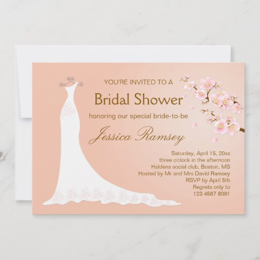 Weddenschap, kersenbloesem-Vrijgezellenfeest Kaart (Voorkant)