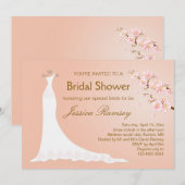 Weddenschap, kersenbloesem-Vrijgezellenfeest Kaart (Voorkant / Achterkant)