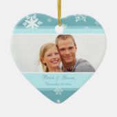 Weddenschap kerstversiering keramisch ornament (Voorkant)