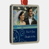 Weddenschap kerstversiering metalen ornament (Rechts)