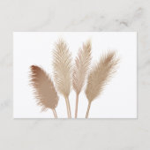 Weddenschap kleine details Pampas Grass Informatiekaartje (Achterkant)
