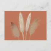 Weddenschap kleine details Pampas Grass Informatiekaartje (Achterkant)