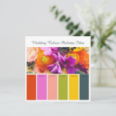 Weddenschap Kleurpaletten Idee Kaart (Staand voorkant)
