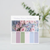 Weddenschap Kleurpaletten Idee Kaart (Staand voorkant)