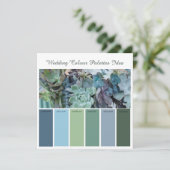 Weddenschap Kleurpaletten Idee Kaart (Staand voorkant)