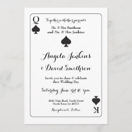 Weddenschap Koningin Ace Spades Kaart