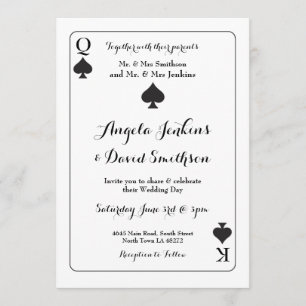 Weddenschap Koningin Ace Spades Kaart