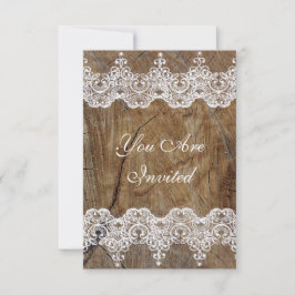 Weddenschap Koninklijke Uitnodiging Rustic Burlap 