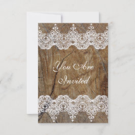 Weddenschap Koninklijke Uitnodiging Rustic Burlap 
