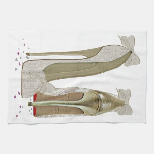 Weddenschap-kunst op hoog niveau theedoek (Horizontaal)