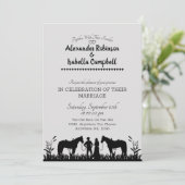 Weddenschap-landsontwerp voor bruiloft kaart (Staand voorkant)