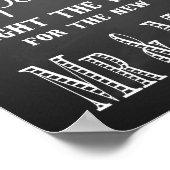 Weddenschap: "Let Love sparkle  chalkboard Poster (Hoek)