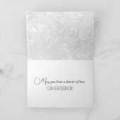 Weddenschap Liefde en amandelbloesems op Damask Kaart (Binnen)