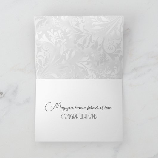 Weddenschap Liefde en amandelbloesems op Damask Kaart (Binnen)