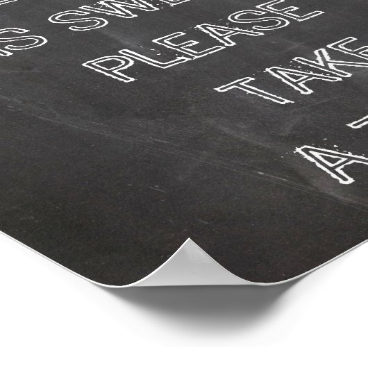 Weddenschap: liefde is lief, neem alsjeblieft een  poster (Hoek)