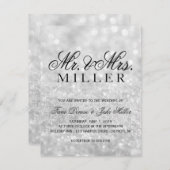 Weddenschap - Lit Silver Glit Fab Kaart (Voorkant / Achterkant)