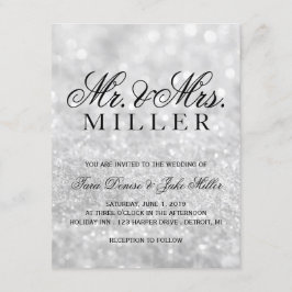 Weddenschap - Lit Silver Glit Fab Kaart