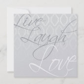 Weddenschap - Live - Laugh - Love Kaart (Voorkant)