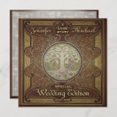 Weddenschap - Love Story Romantic Kaart (Voorkant / Achterkant)