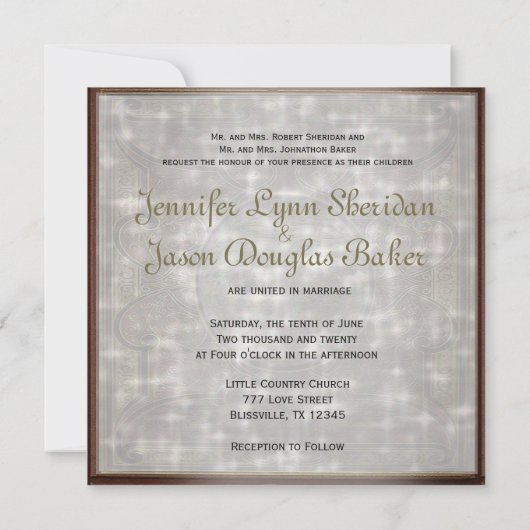 Weddenschap - Love Story Romantic Kaart (Achterkant)