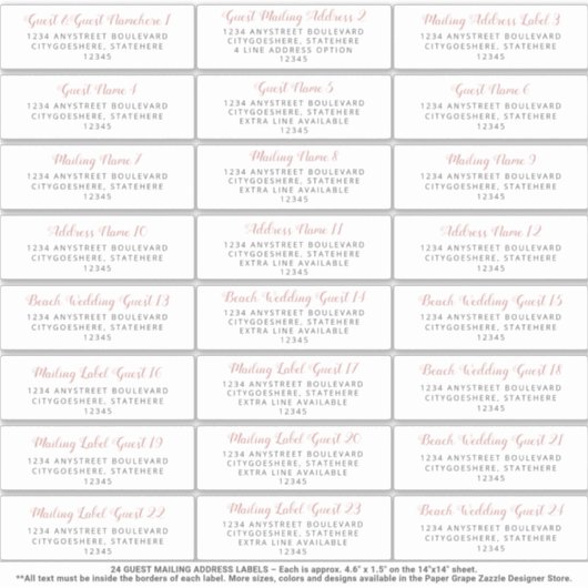 Weddenschap mailadres Sticker Roze grijs (Voorkant)