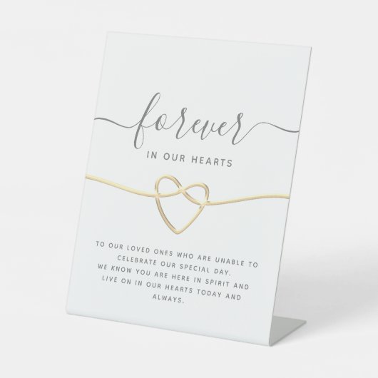 Weddenschap Memorial Table Pedestal Sign Reclamebord Met Voetstuk (Voorkant)