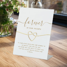 Weddenschap Memorial Table Pedestal Sign Reclamebord Met Voetstuk