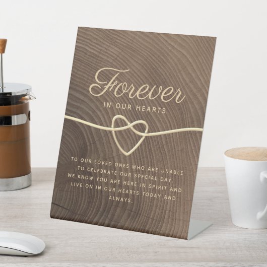 Weddenschap Memorial Table Pedestal Sign Reclamebord Met Voetstuk (Insitu)