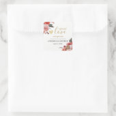 Weddenschap met de hand Sanitizer markeert de herf Vierkante Sticker (Tas)