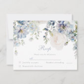 Weddenschap met de vrouw en de vrouw RSVP kaartje (Voorkant)