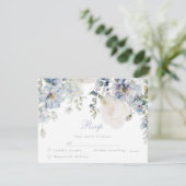 Weddenschap met de vrouw en de vrouw RSVP kaartje (Staand voorkant)