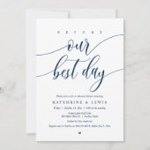 Weddenschap met een diner, voor onze beste dag Inv Kaart (Voorkant)