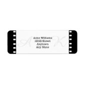 Weddenschap met een filmthema etiket (Voorkant)