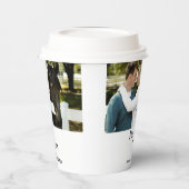 Weddenschap met foto papieren bekers (Links)