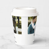 Weddenschap met foto papieren bekers (Rechts)