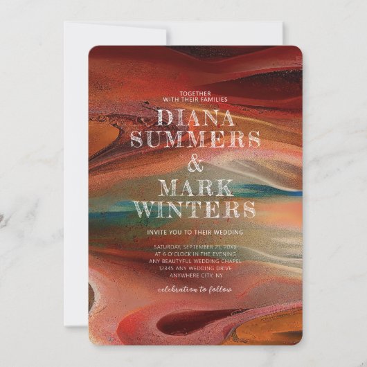 Weddenschap met gekleurde zanddruk kaart (Voorkant)