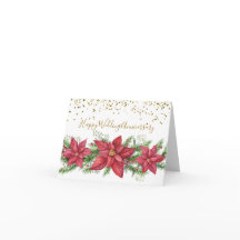 Weddenschap met Jubileum met de Poinsettias