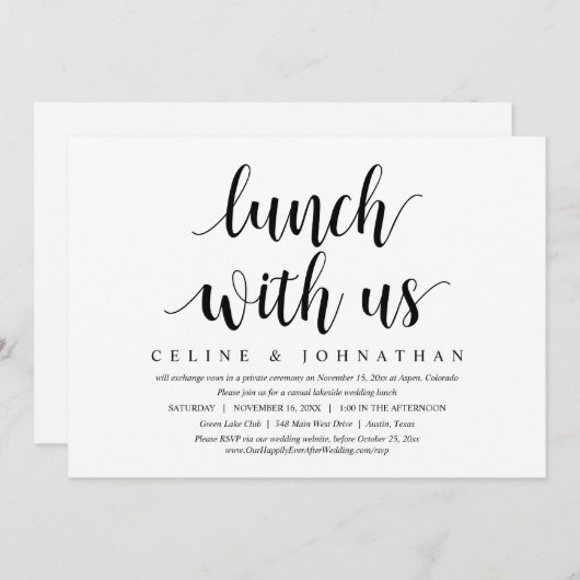 Weddenschap met ons, Passen getrouwd Kaart (Voorkant / Achterkant)