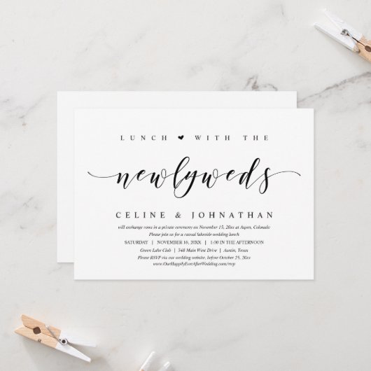 Weddenschap met Passen getrouwd uitnodigen Kaart (Voorkant / Achterkant in situ)