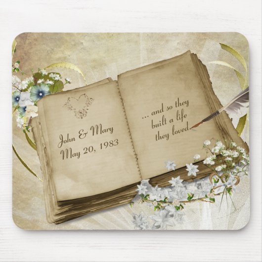 Weddenschap met pen muismat (Voorkant)