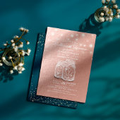 Weddenschap met Roos Gold Foil Kaart