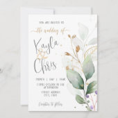 Weddenschap met RSVP QR-code Kaart (Voorkant)