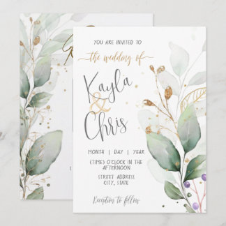 Weddenschap met RSVP QR-code Kaart