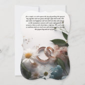 Weddenschap met stijl en elegantie kaart (Achterkant)