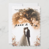 Weddenschap met stijl en elegantie kaart (Voorkant)