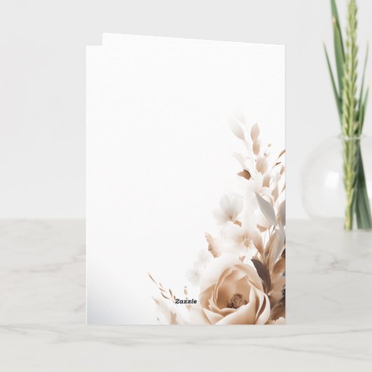 Weddenschap met stijl en elegantie kaart (Achterkant)