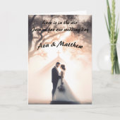 Weddenschap met stijl en elegantie kaart (Voorkant)