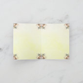 Weddenschap met stijl en elegantie kaart (Binnen)